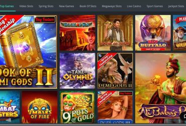 1Bet casino – slots list.