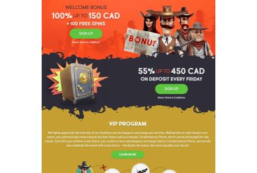 Gunsbet casino - welcome bonus.