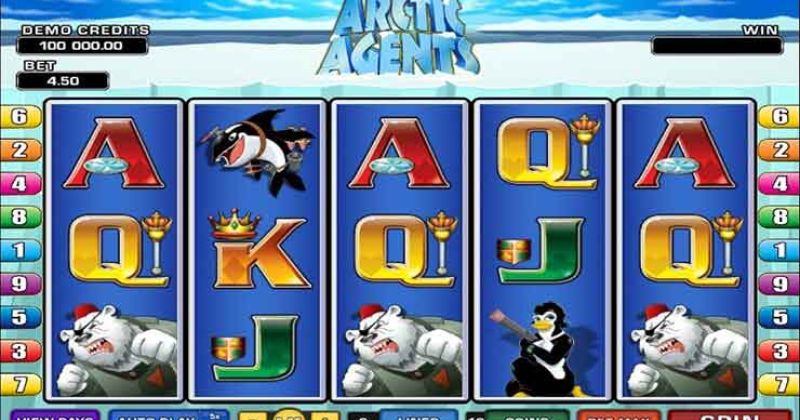 Play in Arctic Agents slot from Microgaming for free now | Casino-online-brazil.com