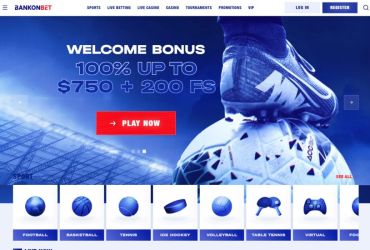 Bankonbet casino - main page