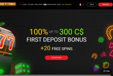 Betonic casino - main page