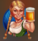 Woman with beer