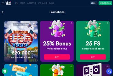 BlueChip Casino - promotions