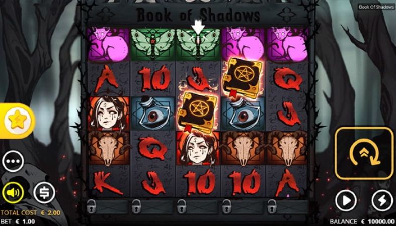 Book of Shadows slot theme