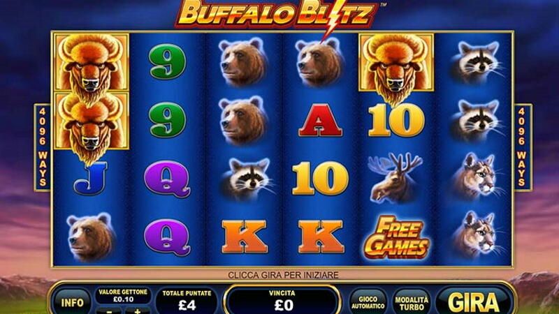 Buffalo Blitz slot theme