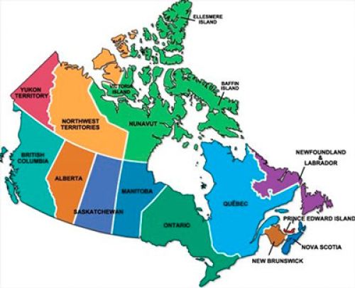 canada map territories