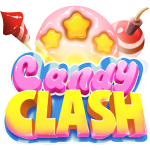Candy Clash slot logo