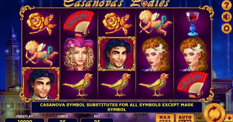 Play in Casanova’s Ladies Slot Online from Amatic for free now | Casino-online-brazil.com