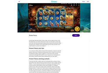 Casumo casino - review of slot machine "Pirates Plenty".