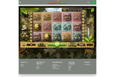 Chillispins casino - slot machine "Gonzo's Quest".