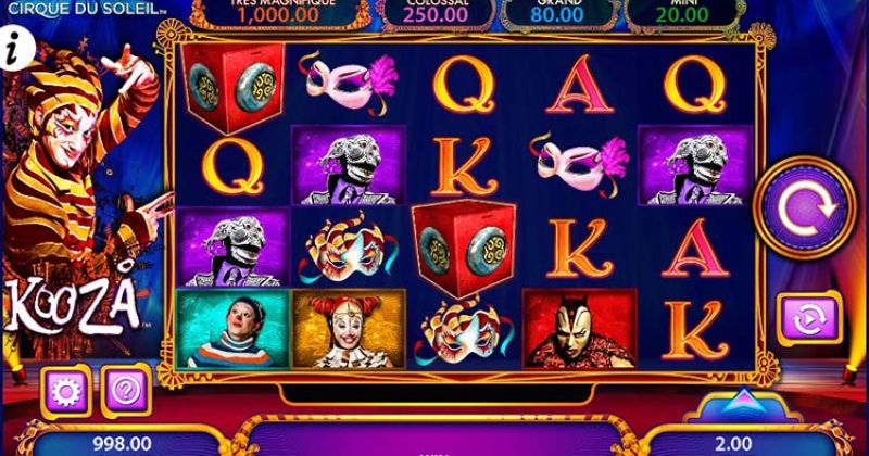 Play in Cirque du Soleil Kooza (Bally) Review for free now | Casino-online-brazil.com