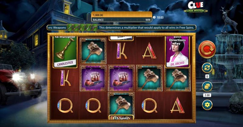 Play in Cluedo Cash Mystery Slot Online from WMS for free now | Casino-online-brazil.com