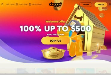 Doggo Casino - main page