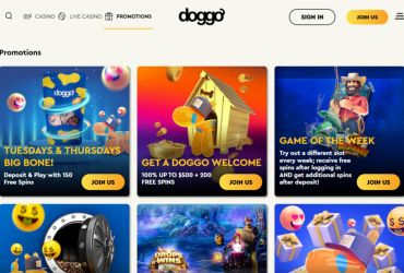 Doggo Casino - promotions