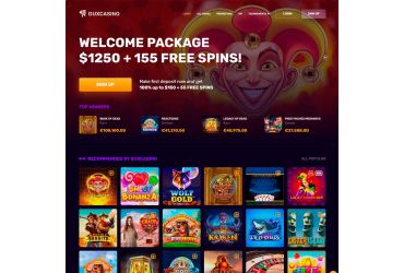 DuxCasino Casino - main page