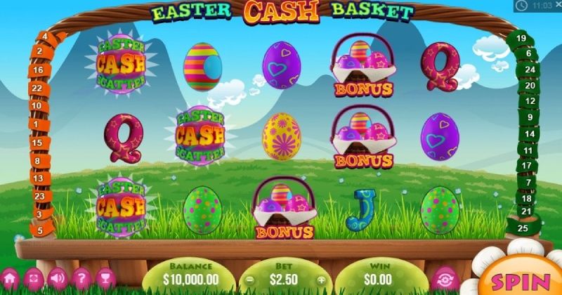 Play in Easter Cash Basket Slot Online from PariPlay for free now | Casino-online-brazil.com