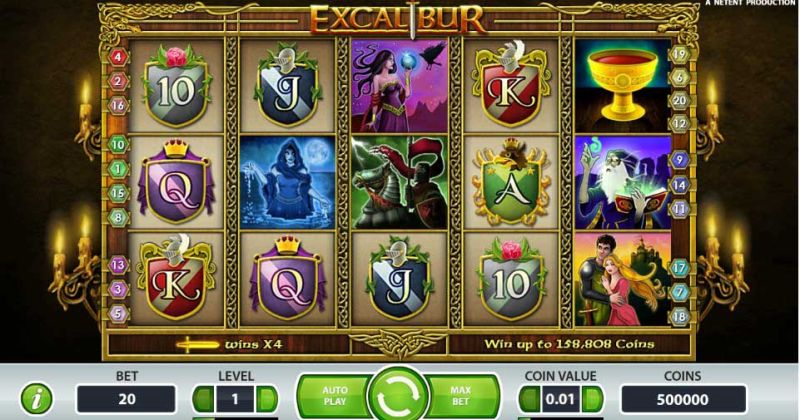 Play in Excalibur Slot Online From NetEnt for free now | Casino-online-brazil.com