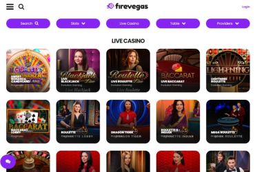 Fire Vegas Casino - live games