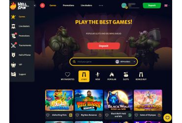 Hellspin casino games