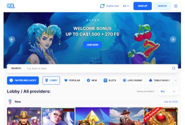 Ice casino - main page