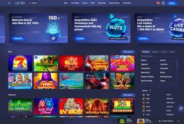 Legzo Casino - main page