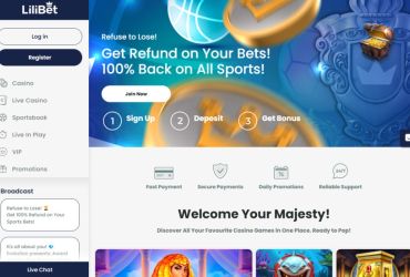 Lilibet Casino - main page