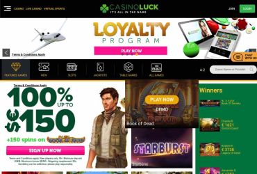 Casino Luck – live casino page