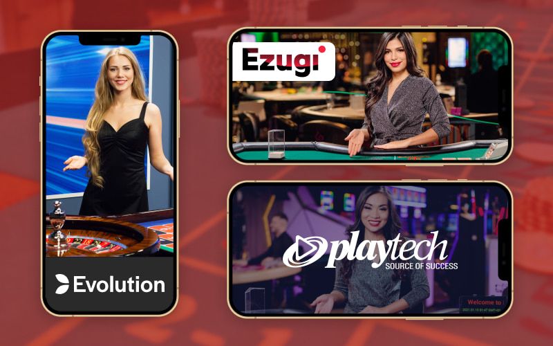 Mobile online live dealer casino games