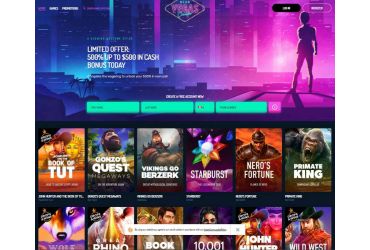 Neon Vegas – main page