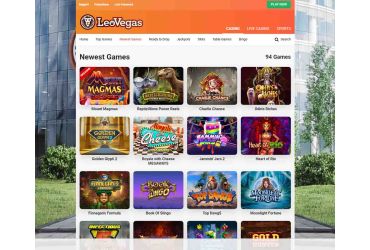 Newest games at LeoVegas Casino