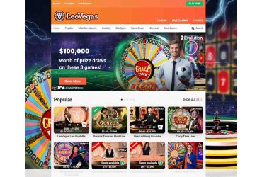 Popular Live Casino games at LeoVegas Casino