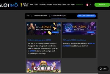 Slotimo Casino - promotions