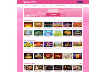 Pink Casino - slots page | casino-online-brazil.com