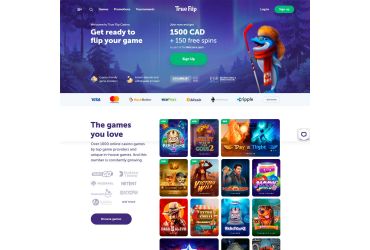 True Flip Casino - main page