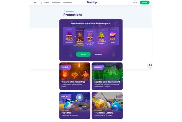 True Flip Casino - promotion page