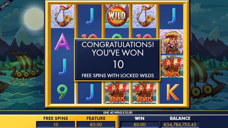 Vikings slot free spins