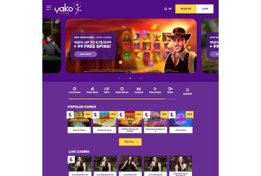 Yako casino - lobby.