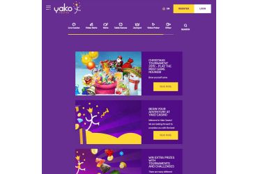 Yako casino - list of promotions.